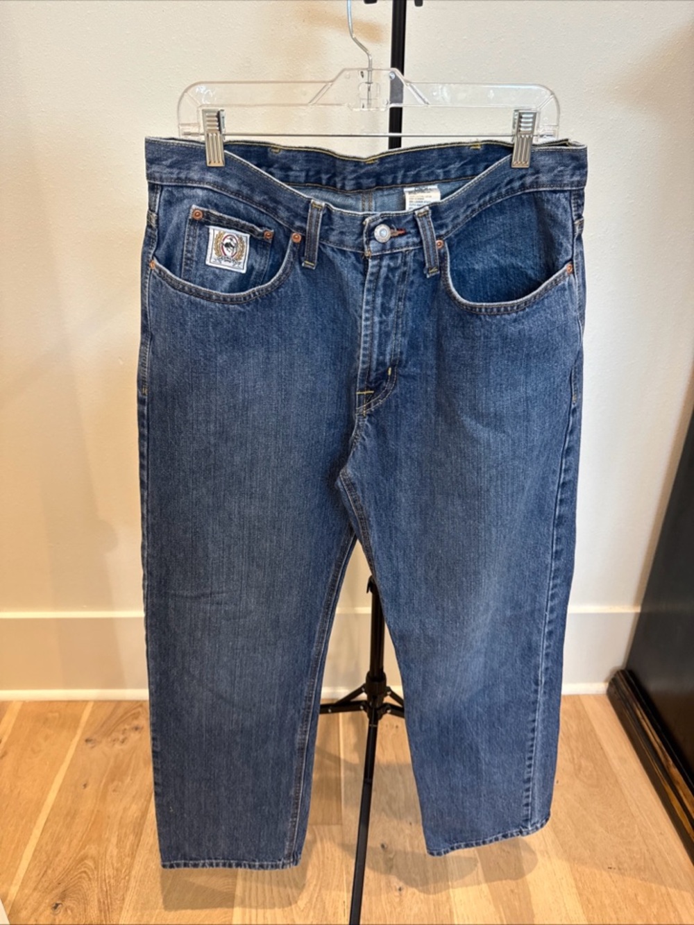 Cinch Men's Relaxed Fit Blue Denim Jeans